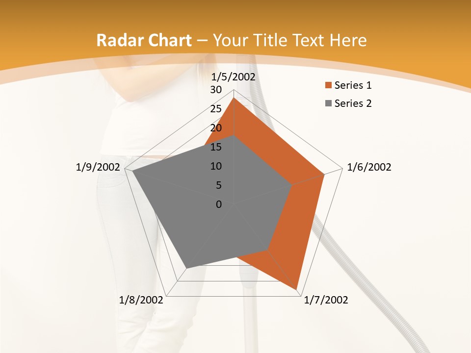 Alone Job Woman PowerPoint Template