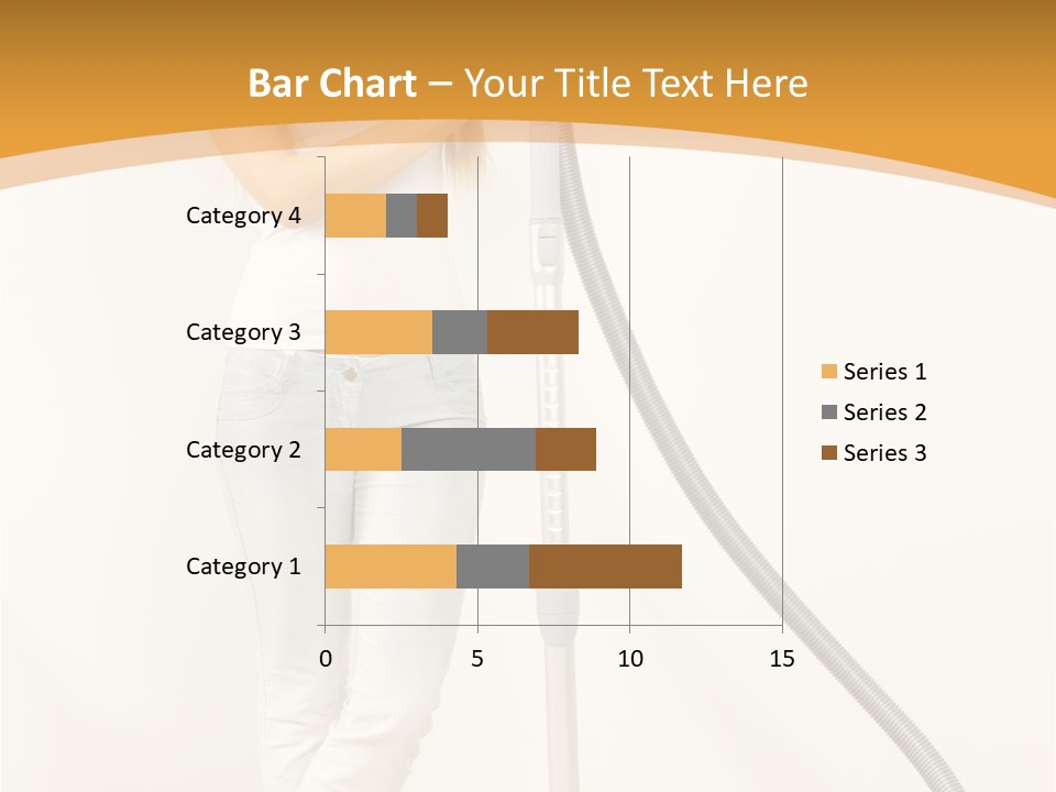 Alone Job Woman PowerPoint Template