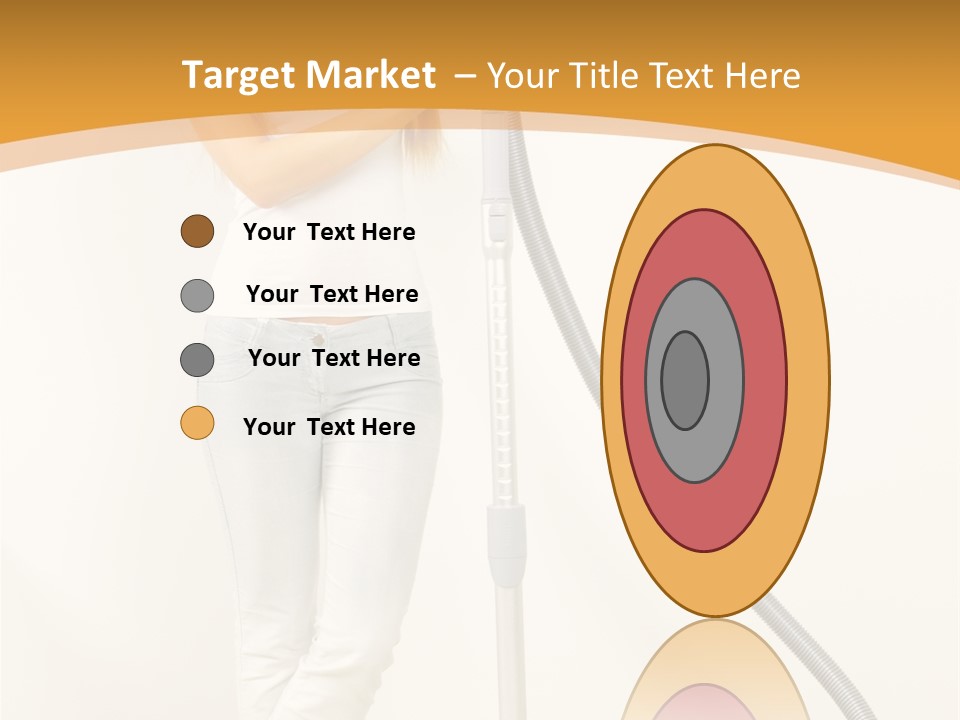 Alone Job Woman PowerPoint Template