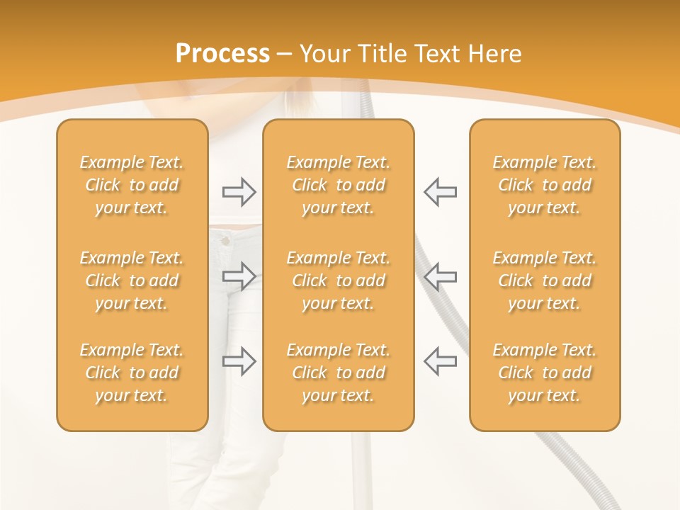 Alone Job Woman PowerPoint Template