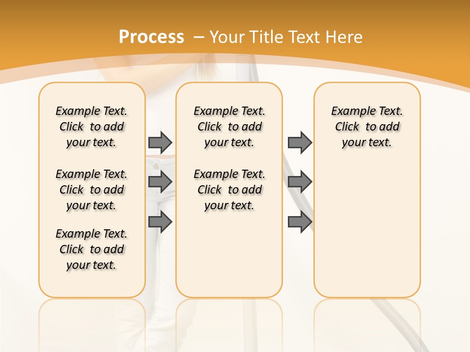 Alone Job Woman PowerPoint Template