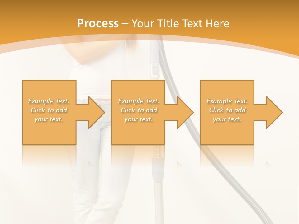 Alone Job Woman PowerPoint Template