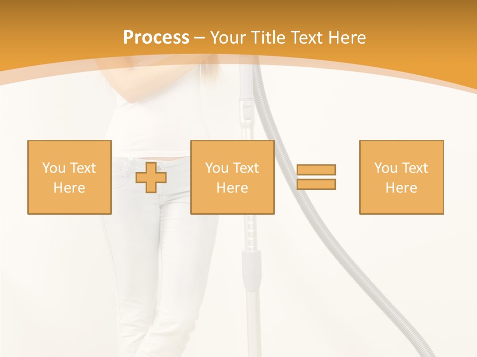 Alone Job Woman PowerPoint Template