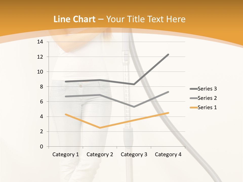 Alone Job Woman PowerPoint Template