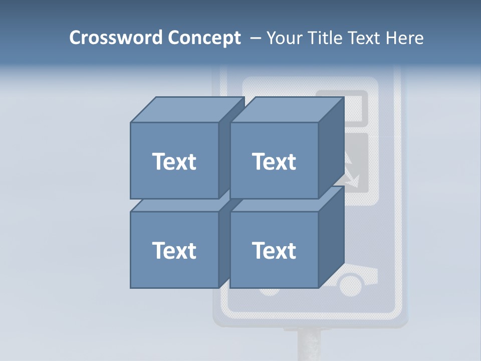 Infrastructure Blue Cable PowerPoint Template