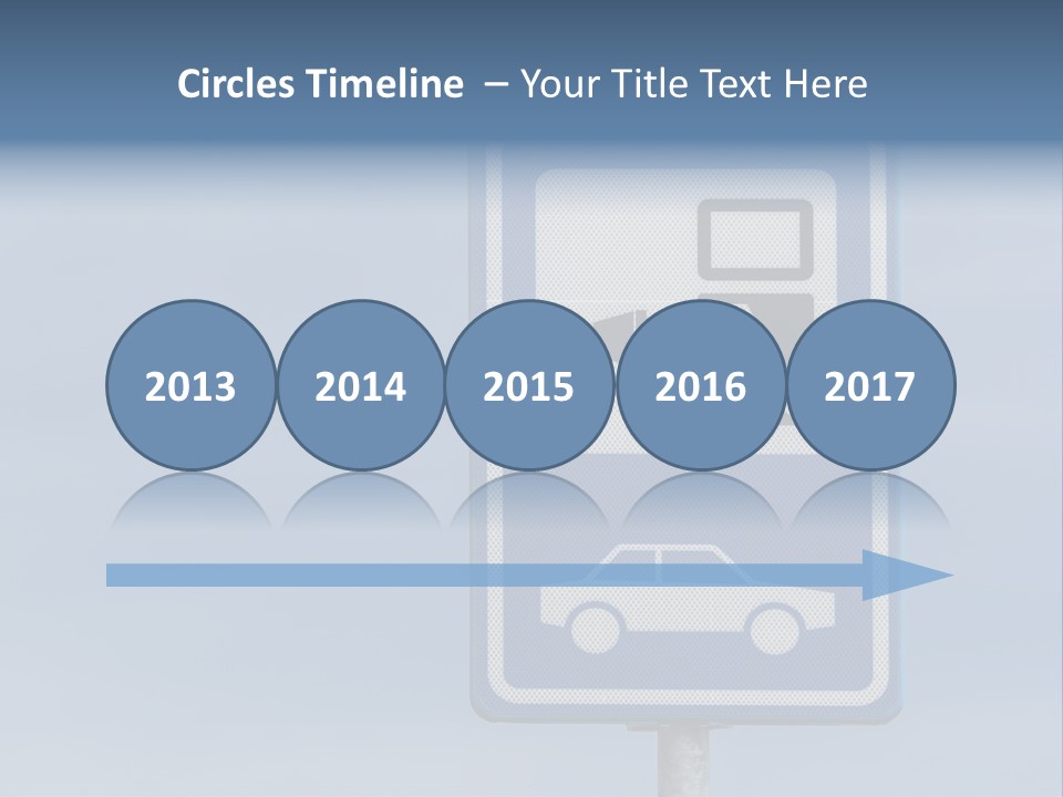 Infrastructure Blue Cable PowerPoint Template