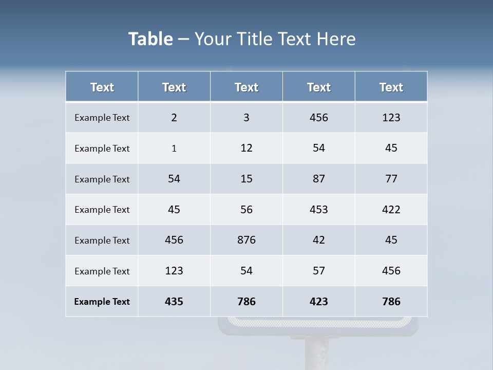 Infrastructure Blue Cable PowerPoint Template