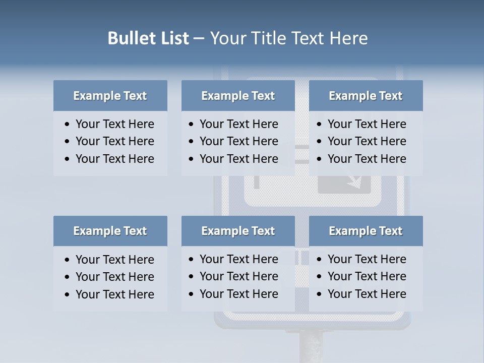 Infrastructure Blue Cable PowerPoint Template