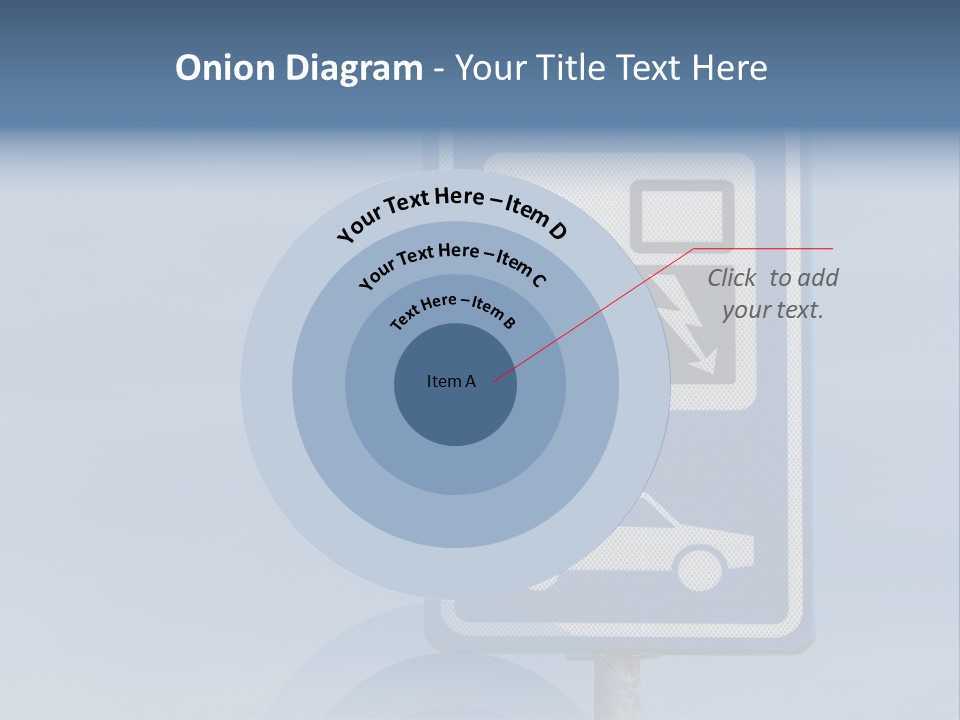 Infrastructure Blue Cable PowerPoint Template
