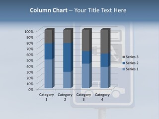 Infrastructure Blue Cable PowerPoint Template