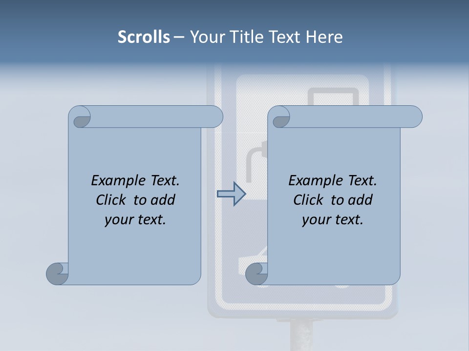Infrastructure Blue Cable PowerPoint Template