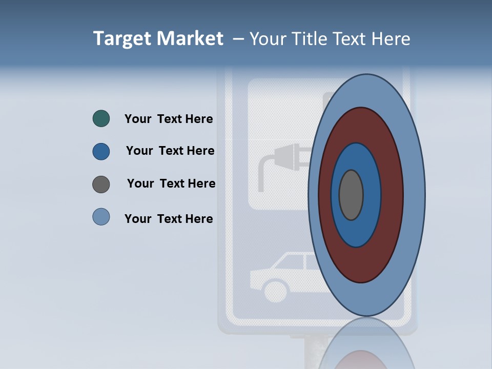 Infrastructure Blue Cable PowerPoint Template