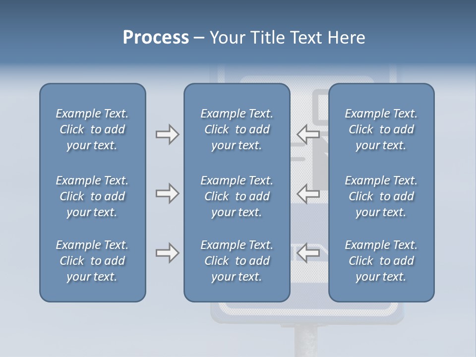 Infrastructure Blue Cable PowerPoint Template