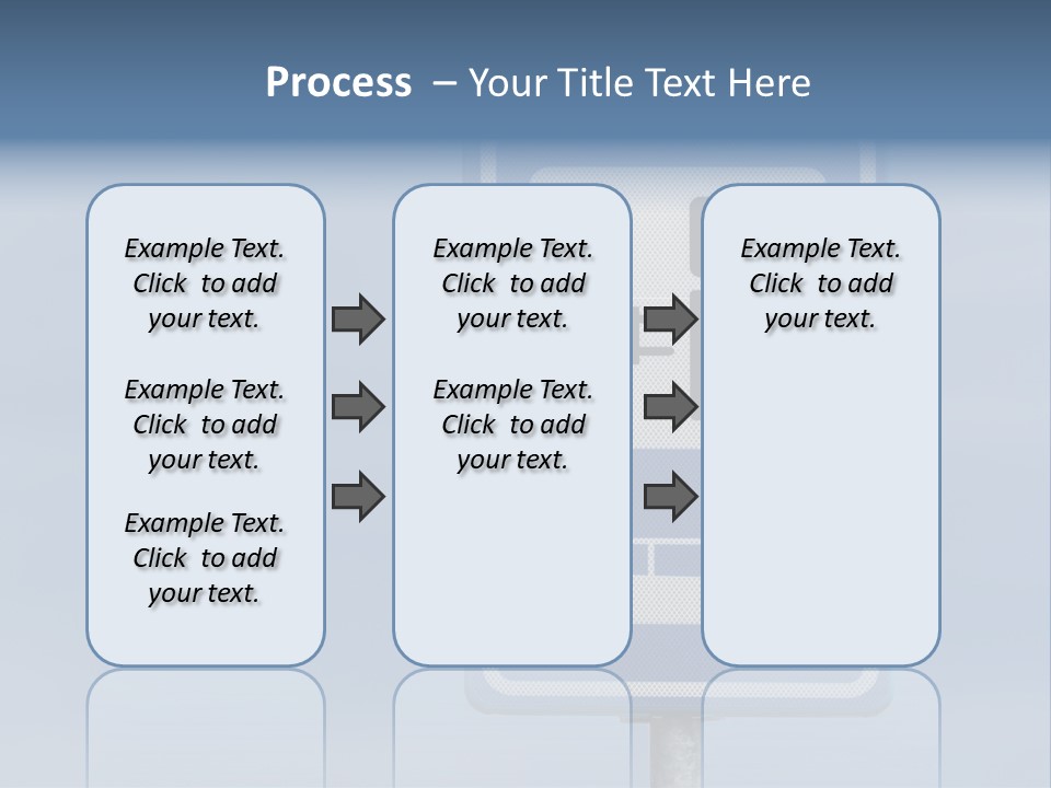 Infrastructure Blue Cable PowerPoint Template