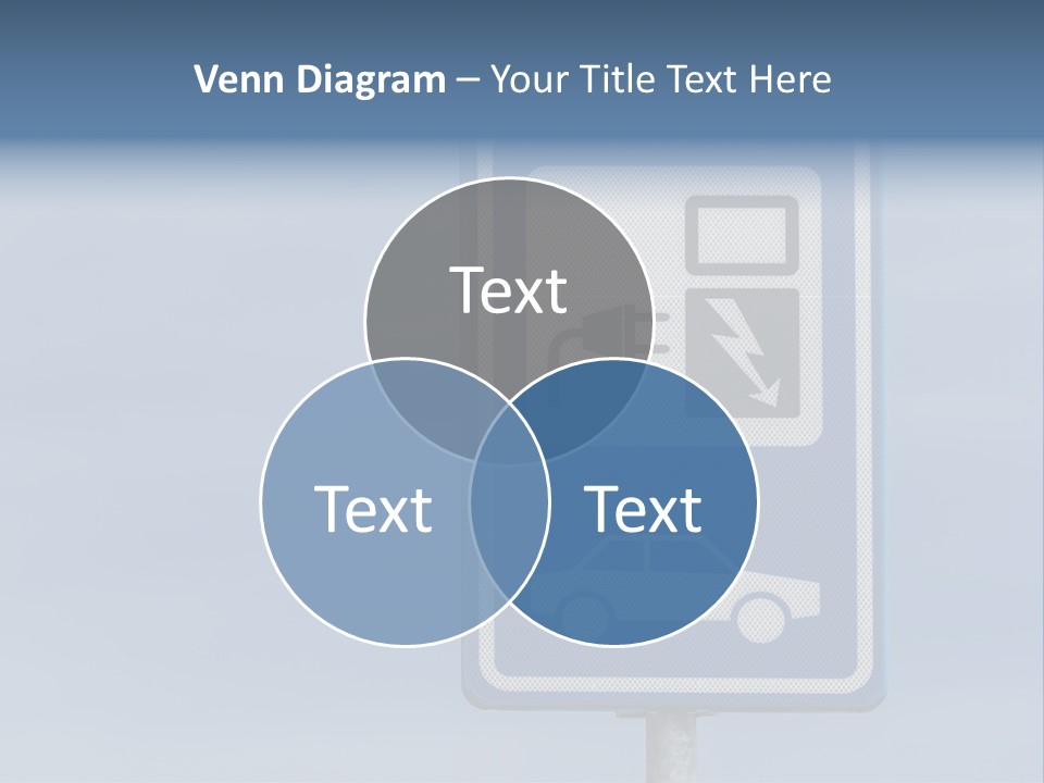 Infrastructure Blue Cable PowerPoint Template