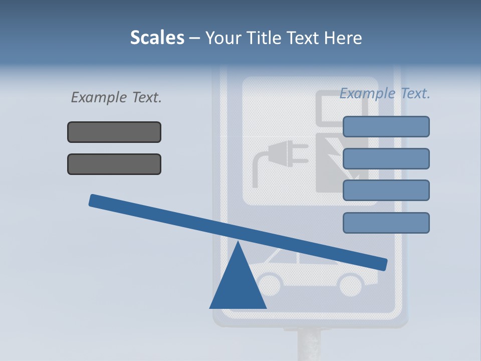 Infrastructure Blue Cable PowerPoint Template