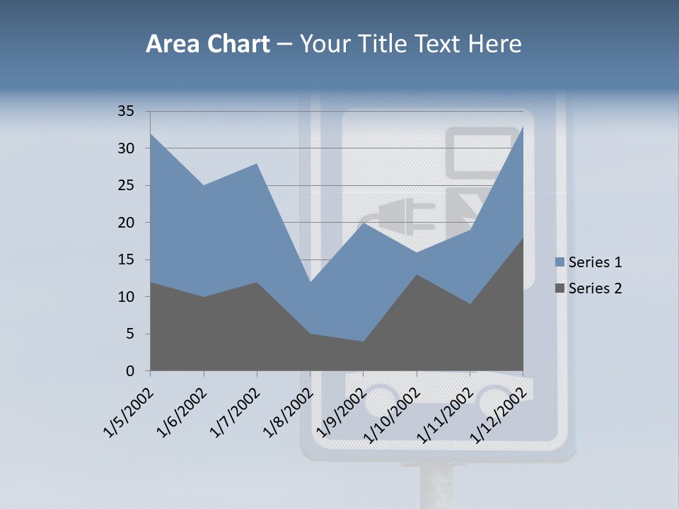 Infrastructure Blue Cable PowerPoint Template