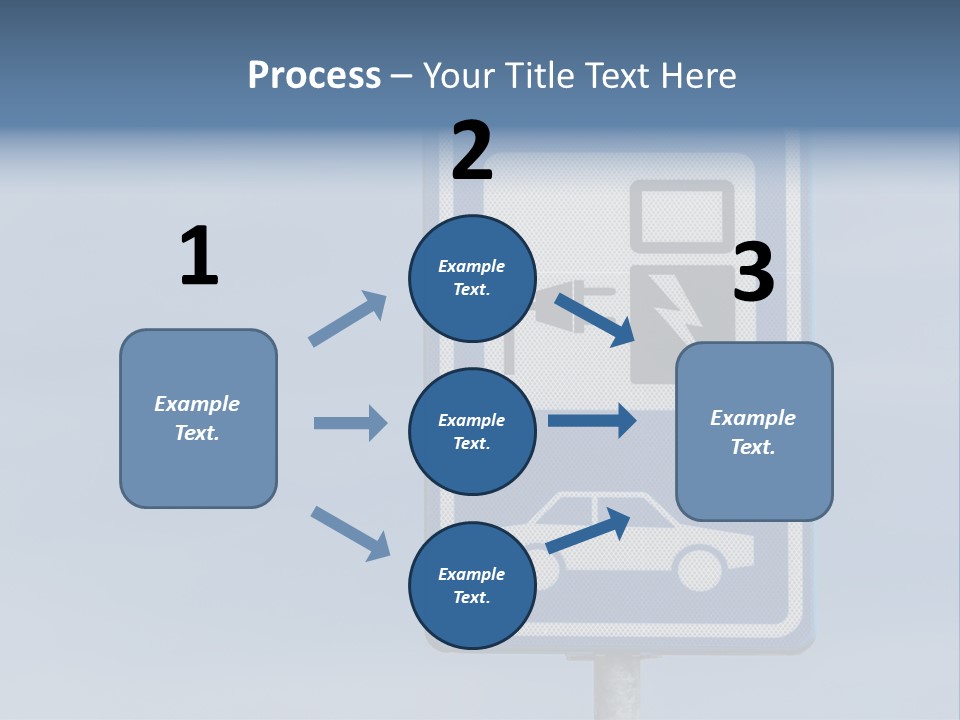 Infrastructure Blue Cable PowerPoint Template