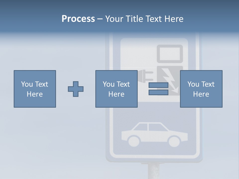 Infrastructure Blue Cable PowerPoint Template