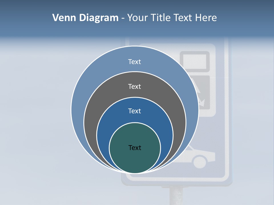 Infrastructure Blue Cable PowerPoint Template