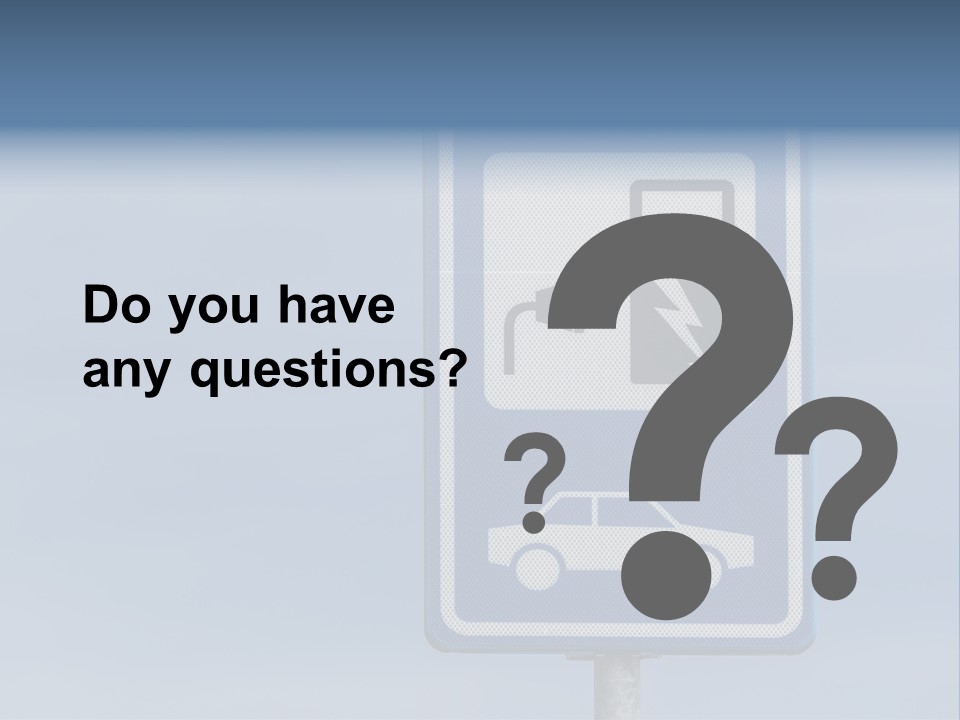 Infrastructure Blue Cable PowerPoint Template