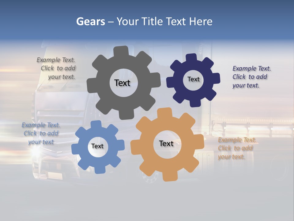 Contact City Speed PowerPoint Template