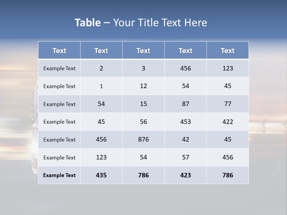 Contact City Speed PowerPoint Template