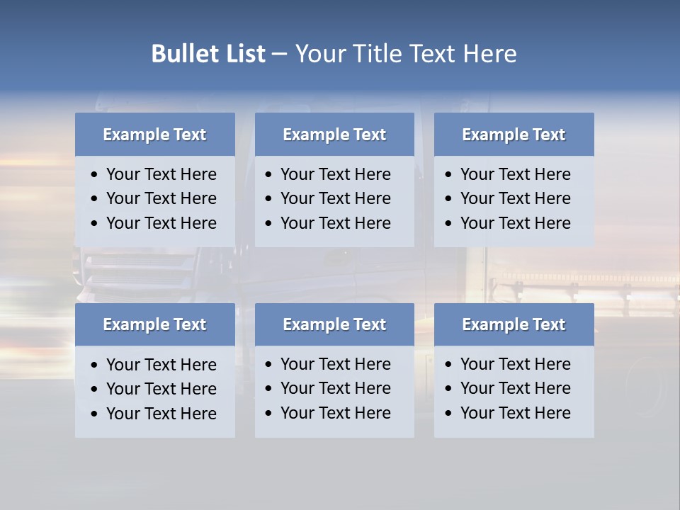 Contact City Speed PowerPoint Template