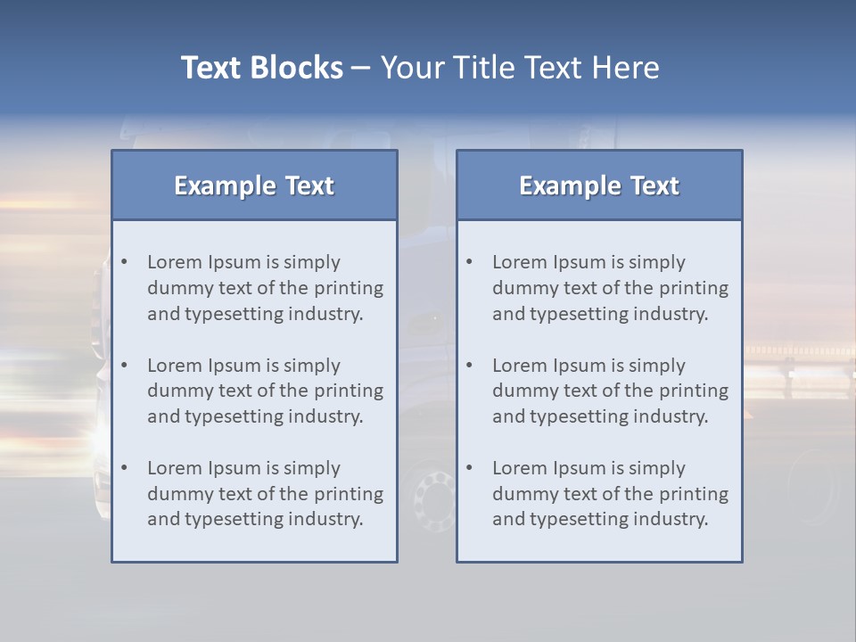 Contact City Speed PowerPoint Template