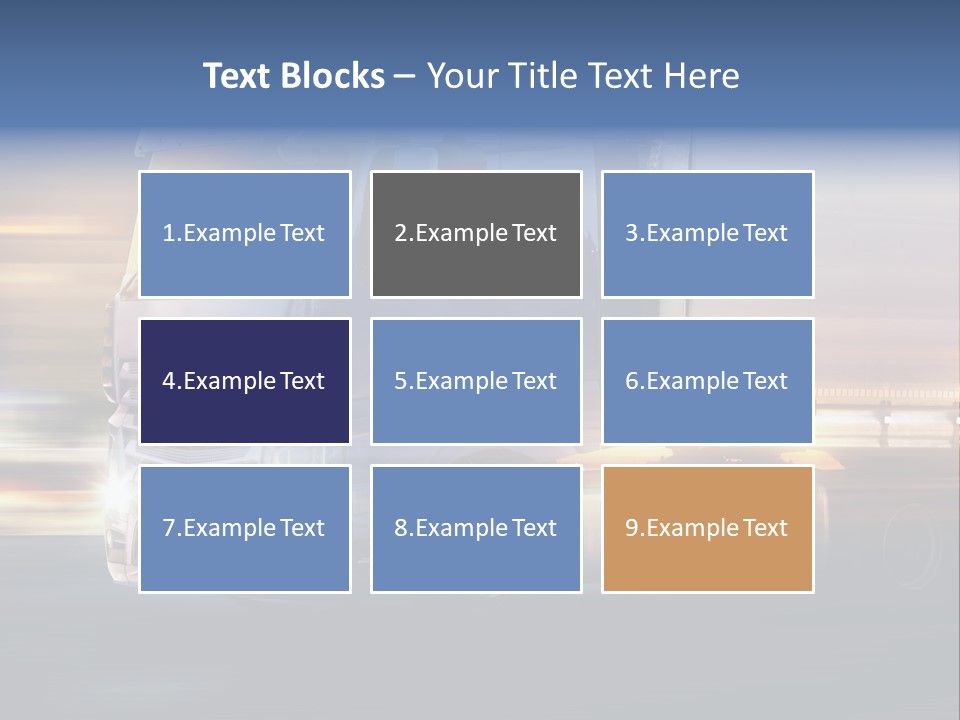 Contact City Speed PowerPoint Template
