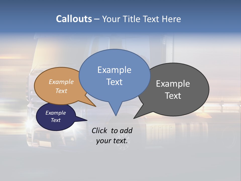 Contact City Speed PowerPoint Template