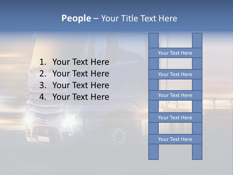 Contact City Speed PowerPoint Template