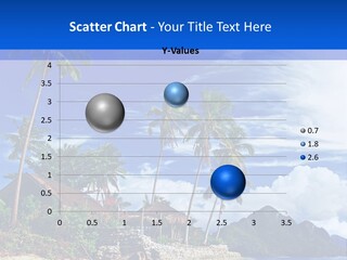 Palm Tree Travel Landscape PowerPoint Template