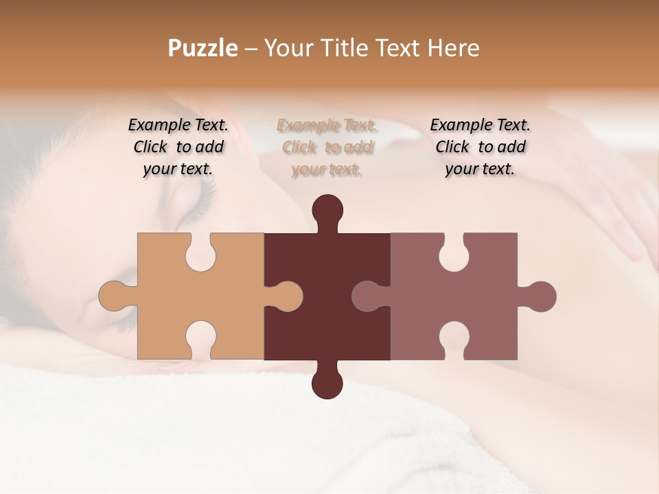 Beauty Therapy Lady PowerPoint Template