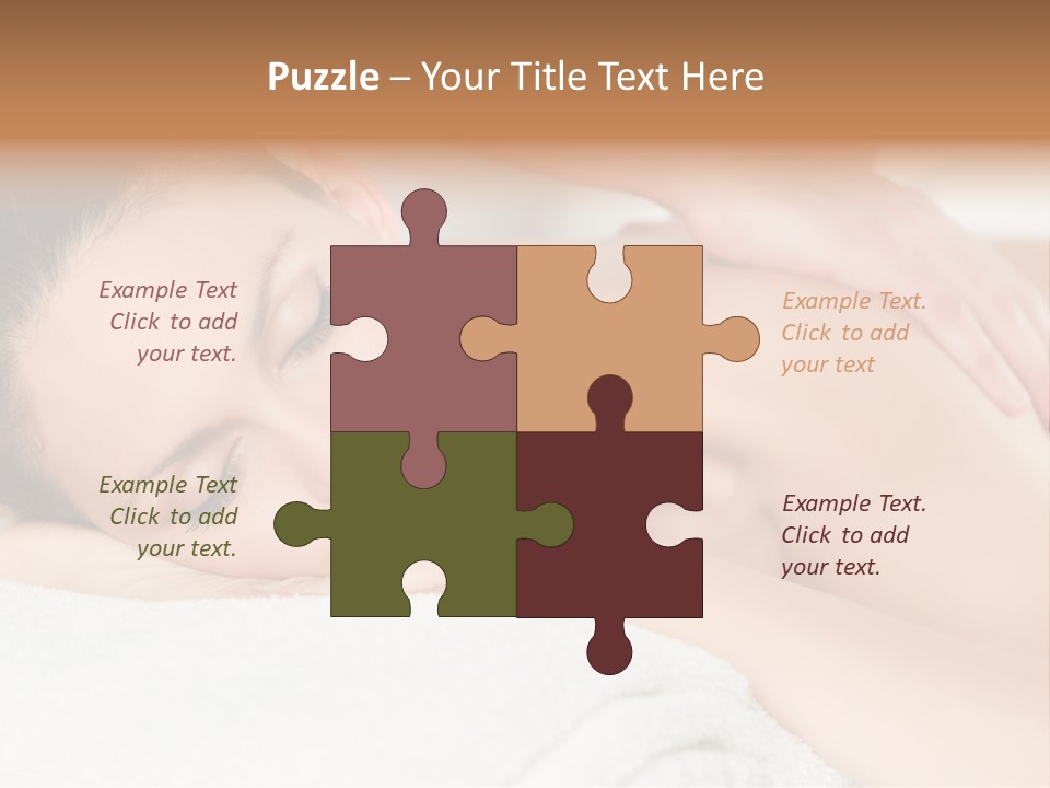 Beauty Therapy Lady PowerPoint Template