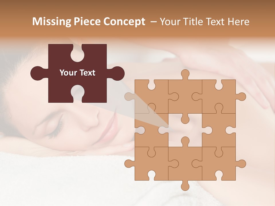 Beauty Therapy Lady PowerPoint Template