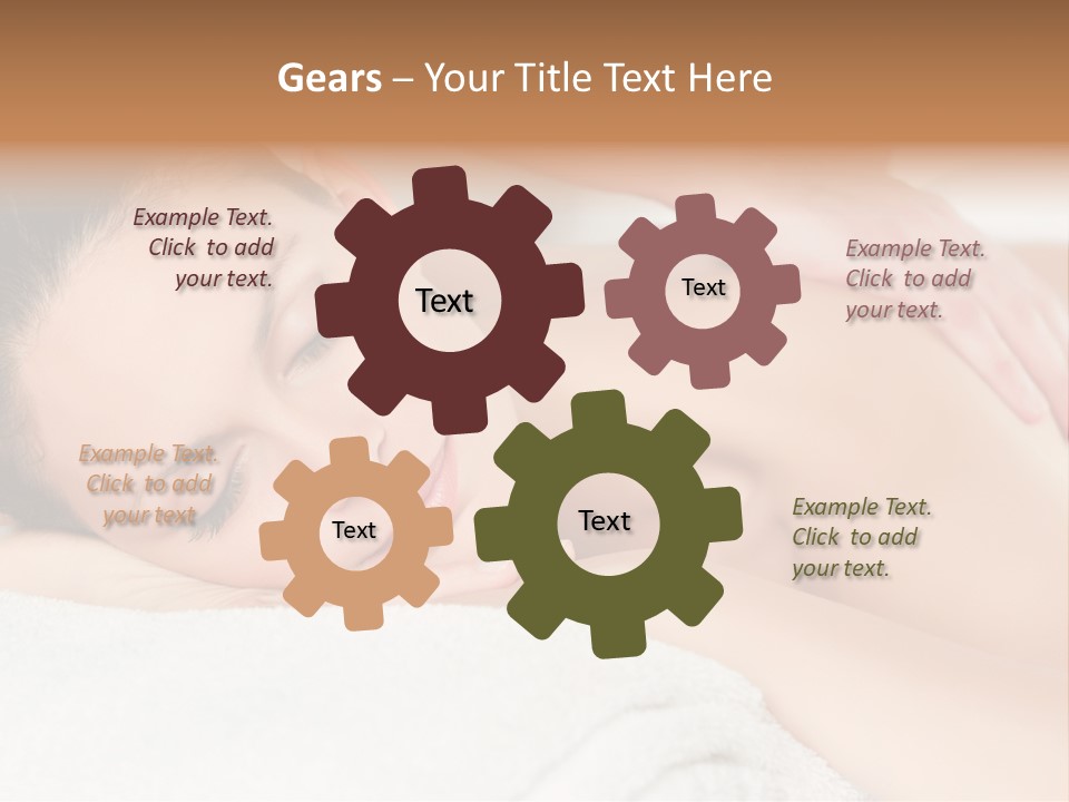 Beauty Therapy Lady PowerPoint Template