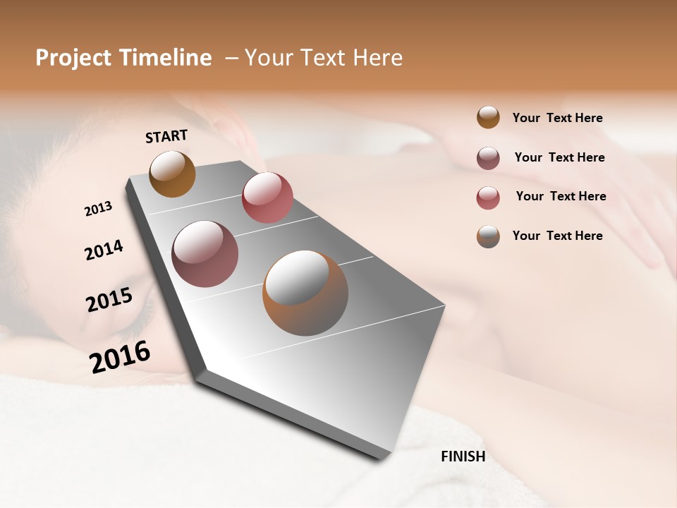 Beauty Therapy Lady PowerPoint Template