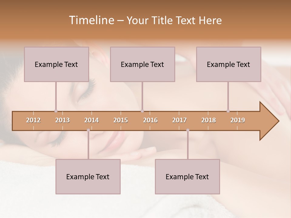 Beauty Therapy Lady PowerPoint Template