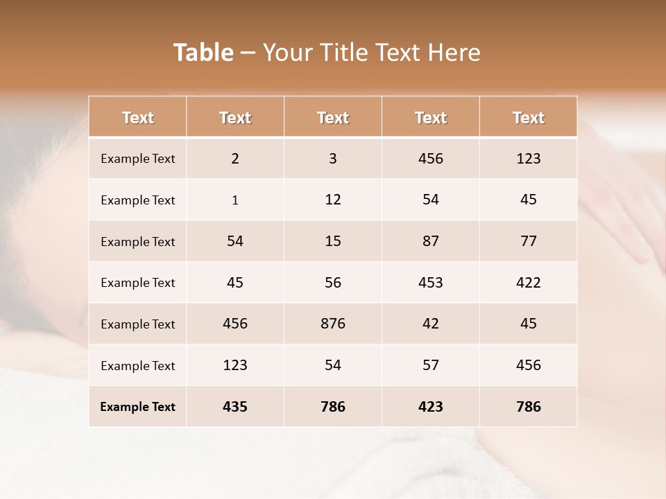 Beauty Therapy Lady PowerPoint Template