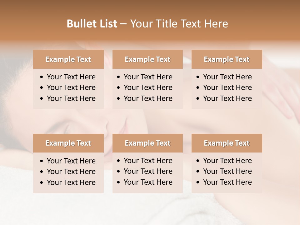 Beauty Therapy Lady PowerPoint Template