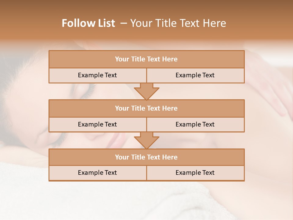 Beauty Therapy Lady PowerPoint Template