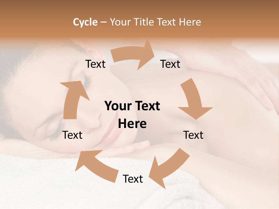 Beauty Therapy Lady PowerPoint Template