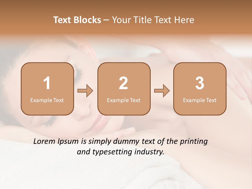 Beauty Therapy Lady PowerPoint Template