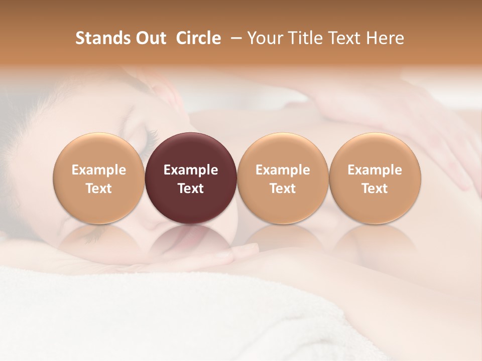 Beauty Therapy Lady PowerPoint Template