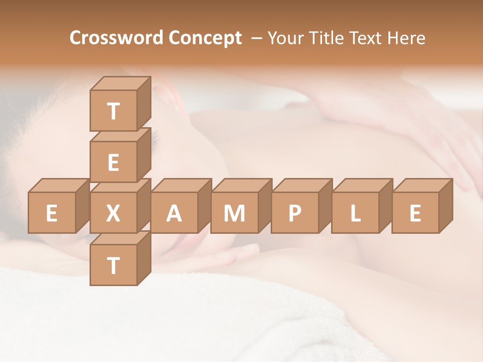 Beauty Therapy Lady PowerPoint Template