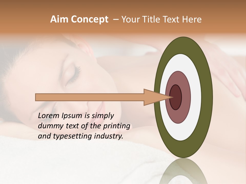 Beauty Therapy Lady PowerPoint Template