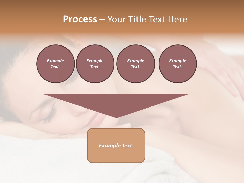 Beauty Therapy Lady PowerPoint Template