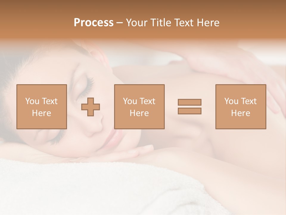 Beauty Therapy Lady PowerPoint Template