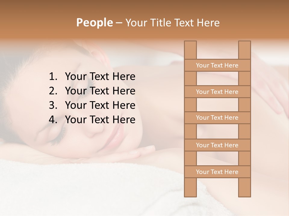 Beauty Therapy Lady PowerPoint Template